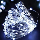 Kép 1/3 - 100 micro LED-es hideg fehér fényfüzér