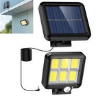 Kép 1/3 - Napelemes lámpa 120 led szürkületi mozgásérzékelővel