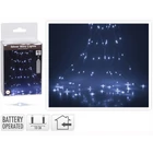 Kép 1/3 - 80 LED-es hideg fehér microled fényháló