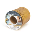 Kép 1/3 - Öntapadós ajtó- ablakszigetelő (P profil, 100 m, barna, 9 mm)