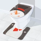 Kép 2/2 - Karácsonyi WC ülőke dekor (hóember mintával)