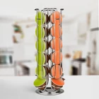 Kép 1/4 - Fém kávékapszula tartó - 24 db Dolce Gusto kapszulához - króm