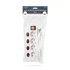 Kép 2/2 - 4-es elosztó - 4+1 kapcsolóval - 250 V, 16 A - 1,5 m