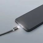 Kép 2/4 - Adatkábel - USB Type-C, LED fénnyel, fekete - 1 m