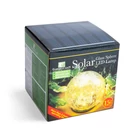 Kép 3/3 - Leszúrható szolár üveggömb - 12 cm - 15 melegfehér LED