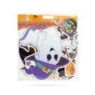 Kép 3/3 - Halloween-i dekoráció szett - 6 féle motívum - csillogó spriál akasztóval
