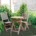 Kép 1/3 - Kerti járólap - műanyag rács - fekete - 29 x 29 x 1,5 cm - 4 db / csomag