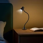 Kép 1/4 - Flexibilis asztali lámpa - csipeszes - USB - állítható fényerő és színhőmérséklet - LED - fém