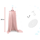 Kép 3/4 - Baldachinos függöny sátor, pink