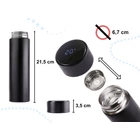 Kép 8/9 - LED kijelzős termosz - 500 ml (fekete)
