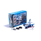 Kép 2/9 - Rendőrautó szállító játék repülőgép