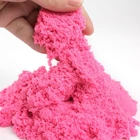 Kép 6/6 - Kinetikus homok rózsaszín színben - 1 kg