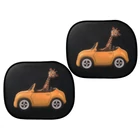 Kép 3/3 - Kisállatos autós napellenző - zsiráf