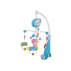 Kép 2/6 - Távirányítós zenélő körforgó kiságyhoz-kék