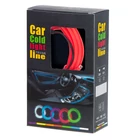 Kép 2/7 - LED környezeti világítás autóhoz / auto USB / 12V szalag 3m piros