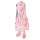 Kép 7/10 - Plüss nyúl kabalafigura rózsaszín 52cm