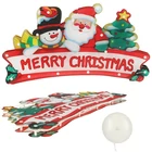 Kép 1/6 - LED függőfények Merry Christmas dekoráció 45cm