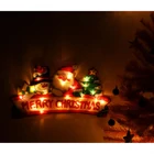 Kép 2/6 - LED függőfények Merry Christmas dekoráció 45cm