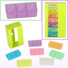 Kép 2/7 - Tabletta doboz szervező konténer 7 napos - álló