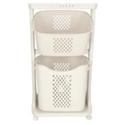 Kép 3/12 - Két szintes gurulós tároló kocsi játékokhoz és ruhákhoz