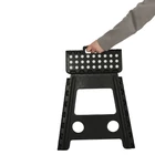 Kép 2/7 - Csúszásmentes összecsukható szék 39cm fekete