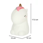 Kép 7/10 - RGB szilikon éjszakai fény egyszarvú