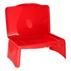 Kép 5/8 - Gyermek autós asztal tárolórekesszel piros