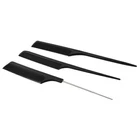 Kép 4/10 - Fésűkészlet - 10 db (fekete)