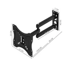 Kép 10/10 - Falra szerelhető monitortartó 14 "-55" (dönthető, állítható)