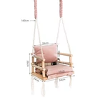 Kép 9/9 - 3in1 rózsaszín babahinta