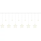 Kép 8/10 - 138 LED-es csillag fényfüzér - meleg fehér