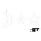 Kép 10/10 - 138 LED-es égbolt fényfüggöny - hideg fehér