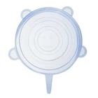 Kép 3/4 - Szilikon fedők - 6 db-os készlet