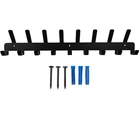 Kép 1/6 - Fali ruha akasztó (fekete)