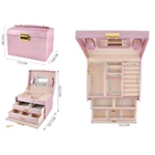 Kép 6/6 - Ékszerdoboz, rózsaszín