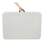 Kép 6/13 - Összecsukható kerti asztal 180 cm + 2 pad