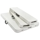 Kép 7/13 - Összecsukható kerti asztal 180 cm + 2 pad