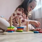 Kép 11/14 - Fából készült toronyépítő játék