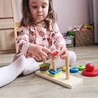 Kép 14/14 - Fából készült toronyépítő játék