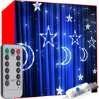Kép 1/15 - Fényfüggöny 138 LED USB- hideg fehér