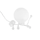 Kép 11/15 - Gömb LED fényfüggöny (108LED, USB, hideg fehér)