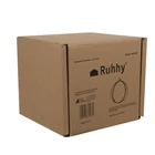 Kép 18/18 - Átlátszó karácsonyi függődísz, gömb, 8cm, 12db 