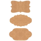 Kép 12/15 - Öntapadós barna címkék (300 db)