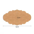 Kép 14/15 - Öntapadós barna címkék (300 db)