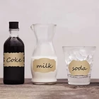 Kép 2/15 - Öntapadós barna címkék (300 db)