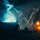 Kép 10/14 - Mesterséges pókháló 2 műanyag pókkal