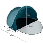 Kép 12/16 - Cipzáros pop-up strandsátor - 200x120x110cm