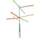 Kép 10/18 - Szívószál építő készlet 408 db