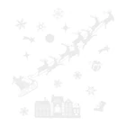 Kép 4/8 - Karácsonyi ablakmatricák város