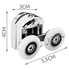 Kép 4/6 - Zuhanykabin görgők 8 db.